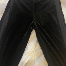Black Velour Joggers - Size 6/28 - Brand New With Tags 