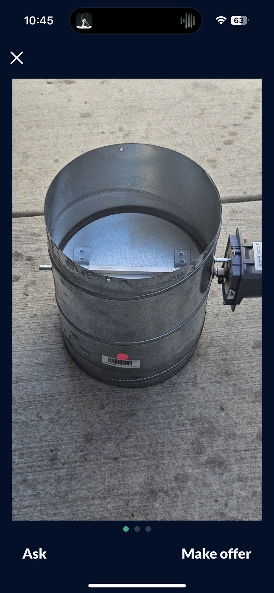 Honeywell Home Y8150A1017 Fresh Air Ventilation System