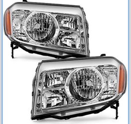 ACANII - For 2009-2011 Honda Pilot Factory Style Headlights Headlamps Assembly Pair Replacement Driver + Passenger Side