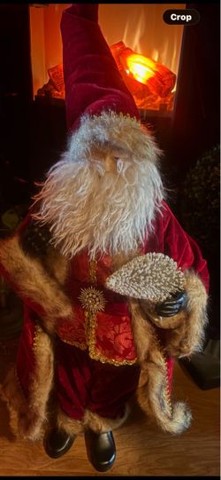 35”Large Decorative Santa Claus Figure