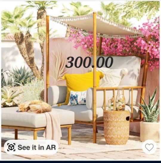 Outdoor Canopy Chair For $200