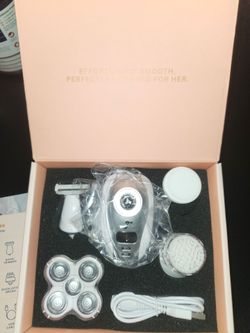 Women's Electric Shaver & Facial Cleansing Kit