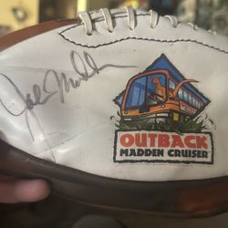John Madden Autographed Foot Ball