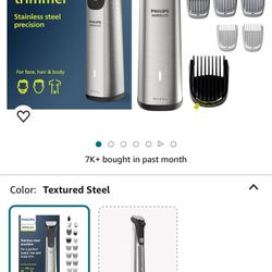 Philips Norelco Hair, Body And Face Trimmer 