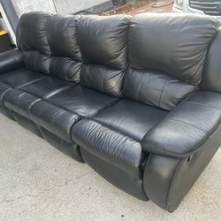 Leather Sofa Recliner 