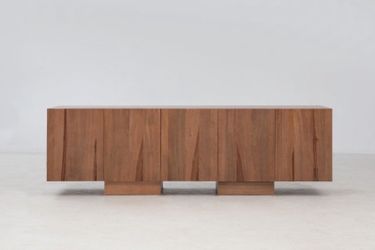 SUN AT SIX walnut designer large media cabinet