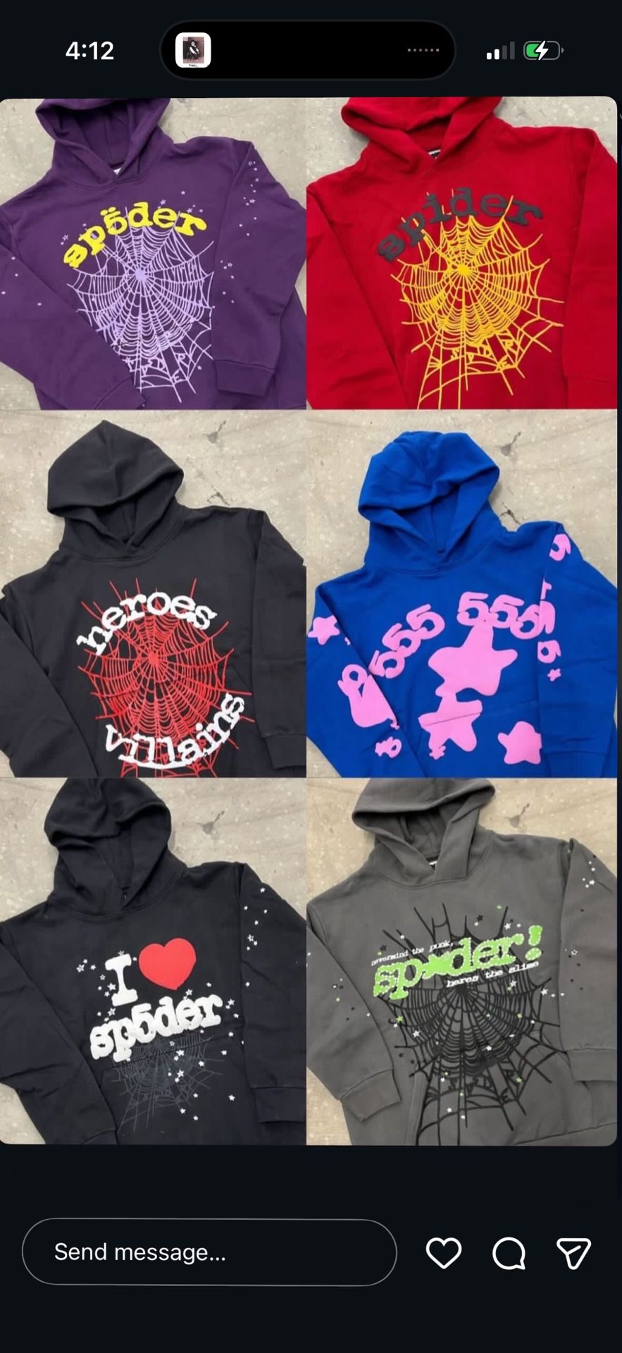 Spider Hoodies