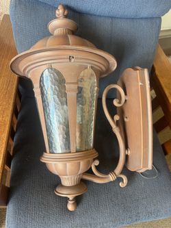 Victorian style exterior wall sconces