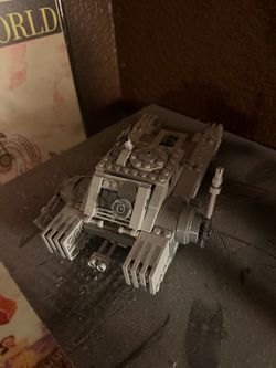Custom LEGO Gray Military Tank Build