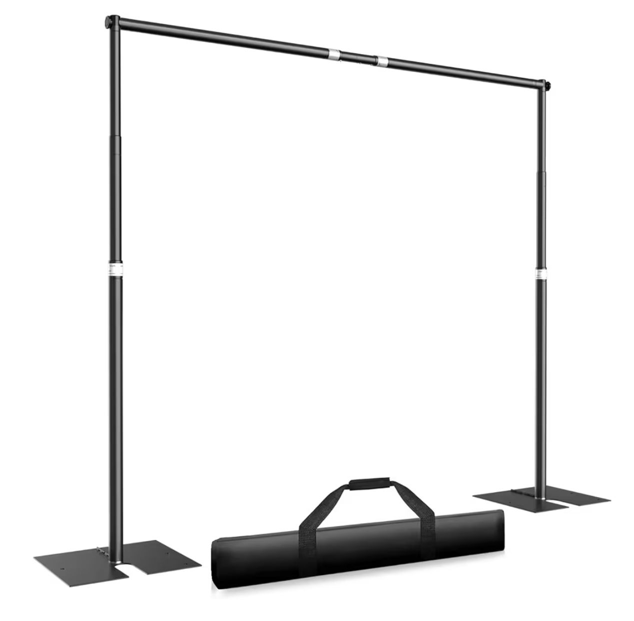 Black Heavy Duty Backdrop Stand, 8.5ft x 10ft