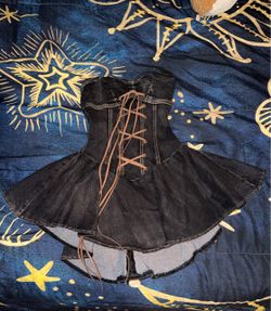 Dark denim dress (S)