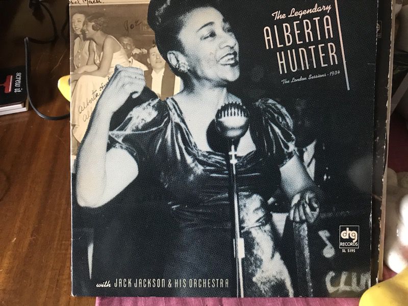 Old album of Alberta hunter, famous jazz and blues singer
