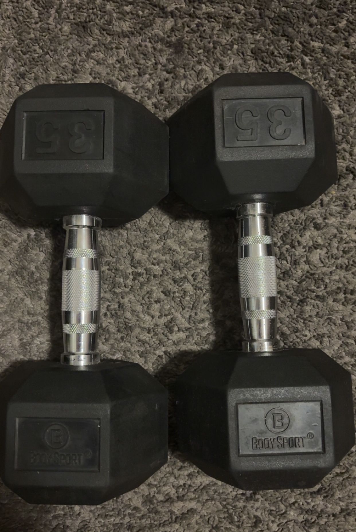35 Lbs Dumbbells Set
