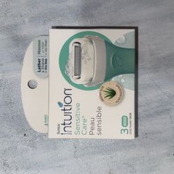 Schick Intuition 4-Blade Sensitive Care Women's Razor Cartridge Refills, 3 Ct, Lather & Shave in One Step, With Aloe & Vitamin E