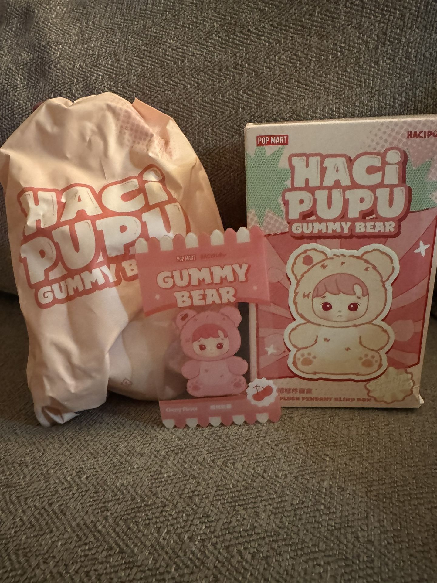 Hacipupu Gummy Bear Series- Cherry (Pink)