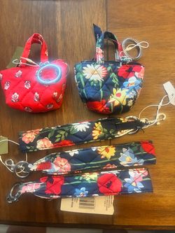 Vera Bradley Quilted key chain