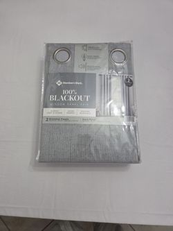 100% Blackout Window Panels New
