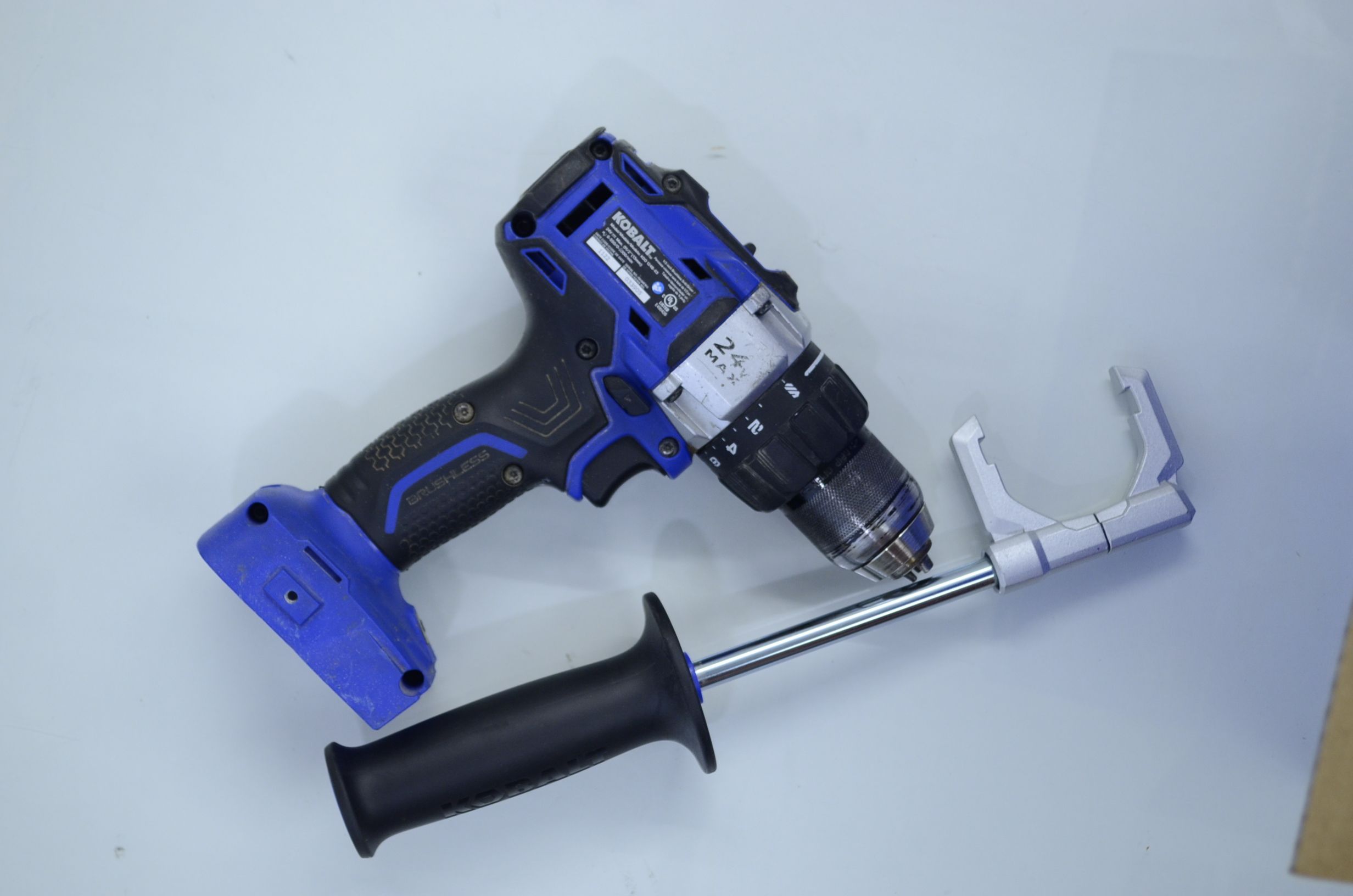 A000115A Kobalt Next-Gen 1.5-in 24-volt Variable Speed Brushless Cordless Hammer Drill(Bare Tool)No Battery, No Charger