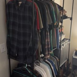 Clothing Rack Only Without Clothes And Soft Box