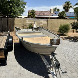 Western 14ft all welded aluminum boat