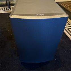 Denon DSW-S301 Silver 85W 2.1-Ch Active Subwoofer for Denon S-301 