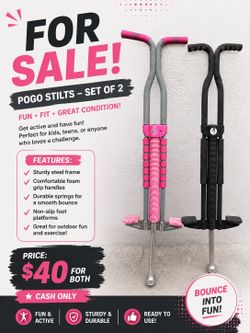 Pogo stilts - set of 2
