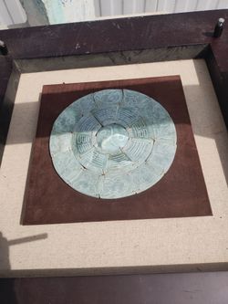 Jade Carved Bagua Yin Yang Disc Plaque