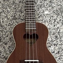 Ukulele With Heart Shaped Sound hole 