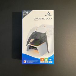 PS5 Remote Charging Station With Joy Stick Caps