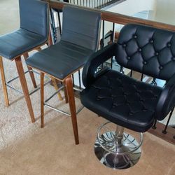 Adjustable/ Swivel Barstool Chairs