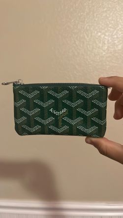 Green Goyard Sénat Key Pouch