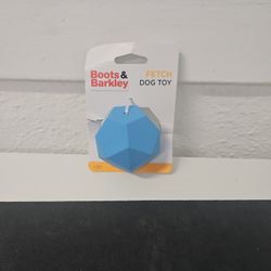 Fetch Dog Toy Blue Ball Multi Sided Bouncy New