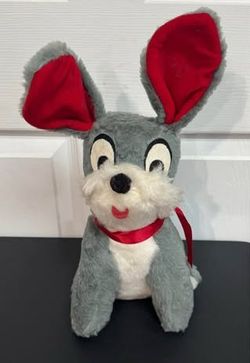 Vintage Disney Plush Lady And The Tramp Dog Stuffed Toy USA just $10