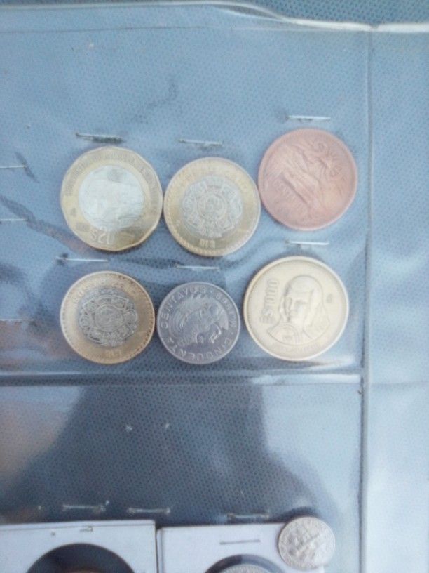 Mexican Coins From 2021 All The Way To 1971 And 65