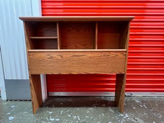 Wooden bookcase headboard