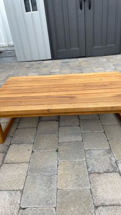 Wood table