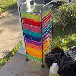 10 Drawer Cart (Multiple Colors) 
