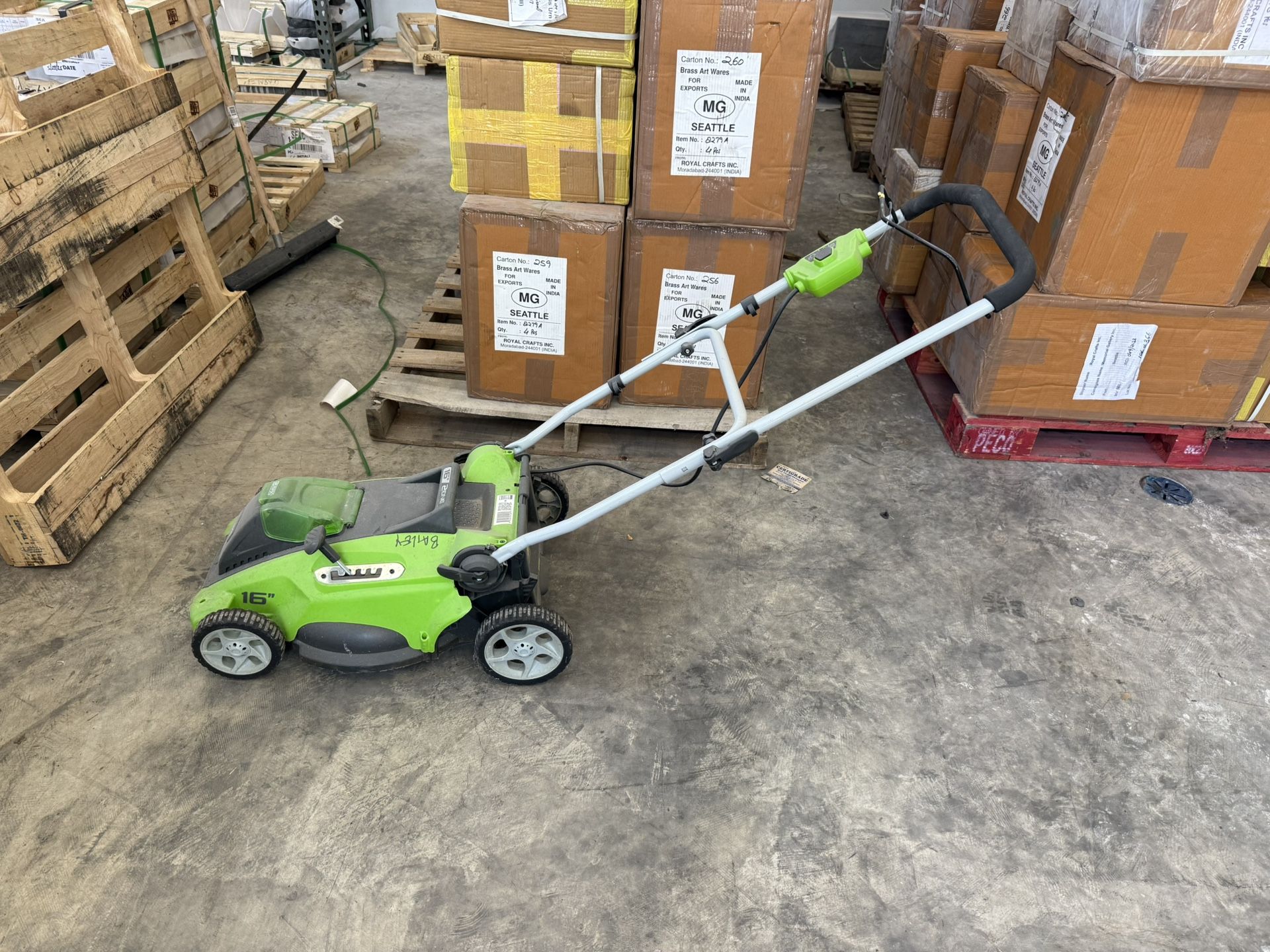 Green Works Electric Lawn Mower