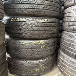 20” tires bridgestone 265/60/20 with free installation $350
