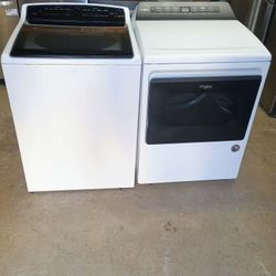 Whirlpool Cabrio Washer And Dryer Set White 