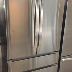 New Lg Open Box Four Door Refrigerator With Internal Water/ice Dispenser 