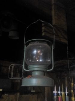Antique oil lantern