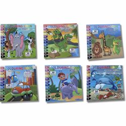 Set of 6 Colouring Books