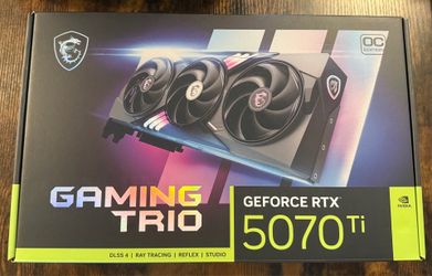 MSI NVDIA Geforce RTX 5070ti Gaming Trio OC Edition