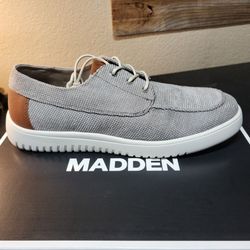 *NEW* Steve Madden Driftline Casual Shoe Gray Plaid Size Men’s 9 with Box