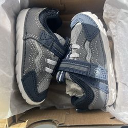 Stride Rite 4W Navy/Grey