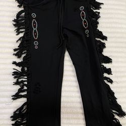Women’s Beaded Fringe Pants