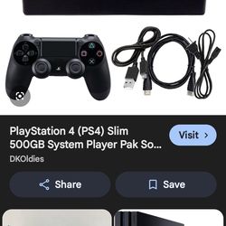 SLIM PLAYSTATION 4 GAMES & CONTROLLERS