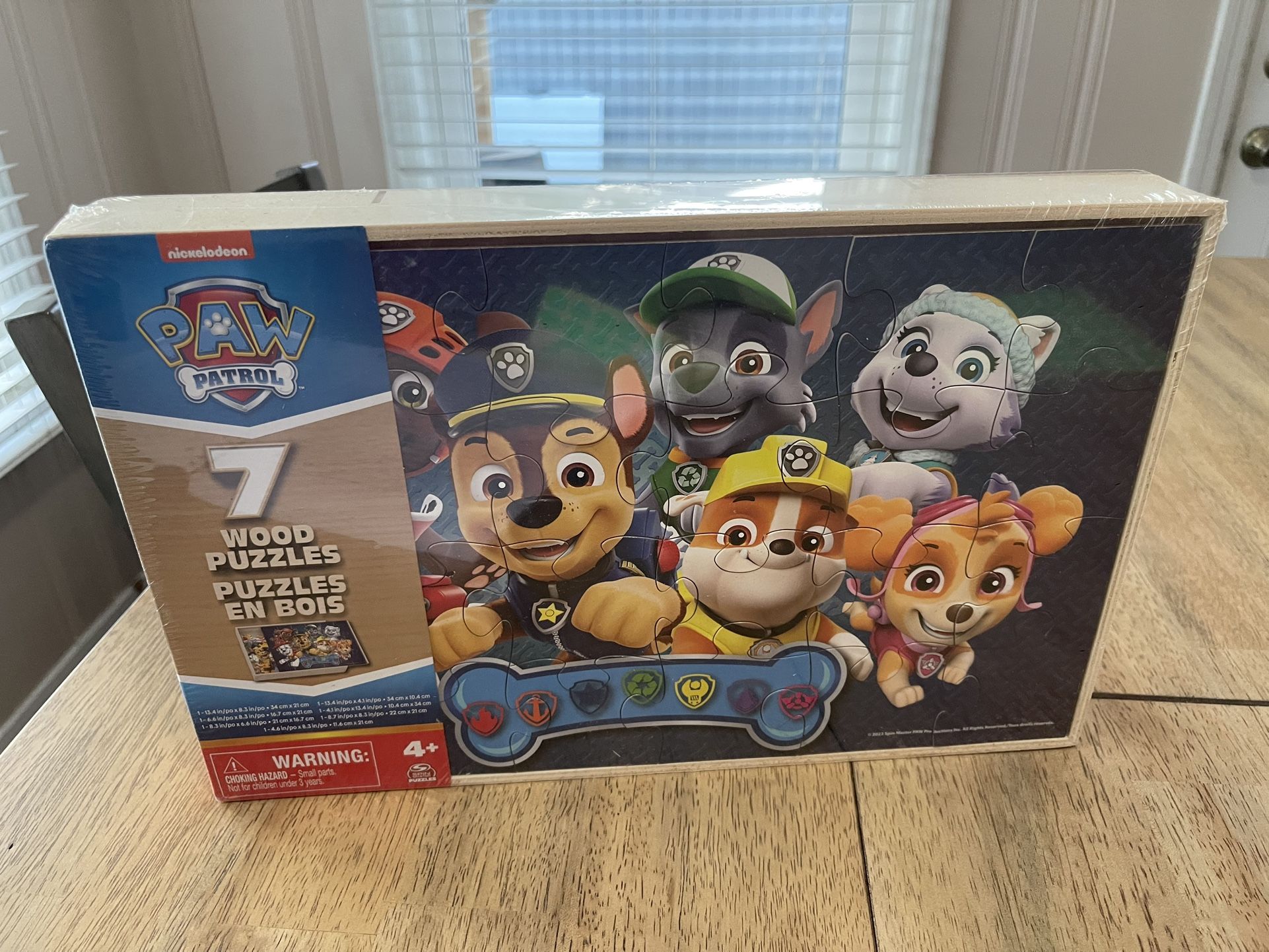 Paw Patrol 7 Wood Puzzles