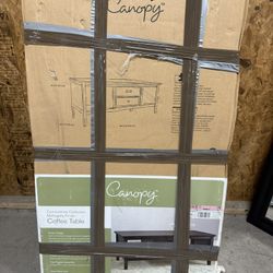 NEW IN BOX Canopy Coffee Table Mahogany - 408931